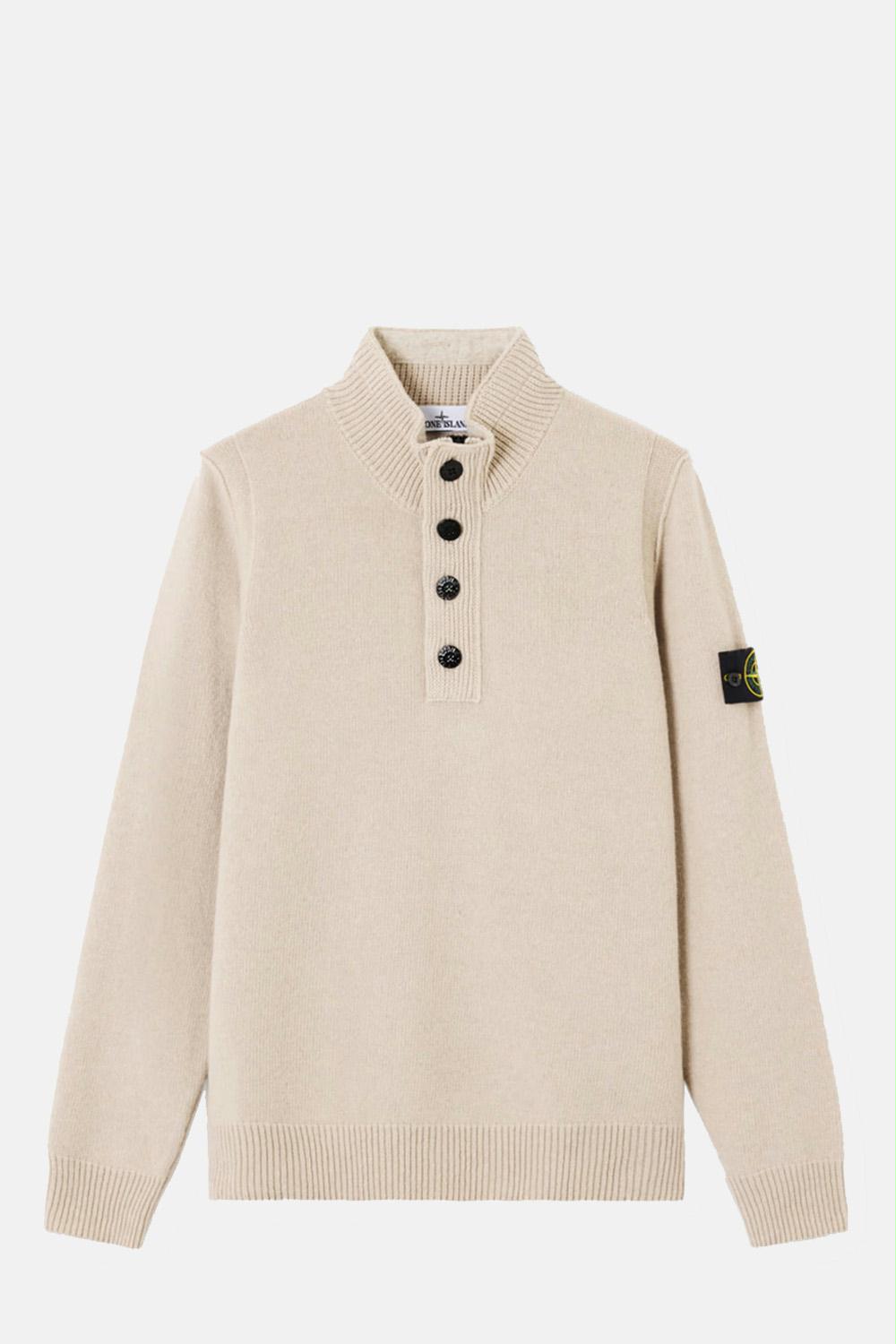 Alternative view of Stone Island - 5100040 Wool Half-Zip Jumper
