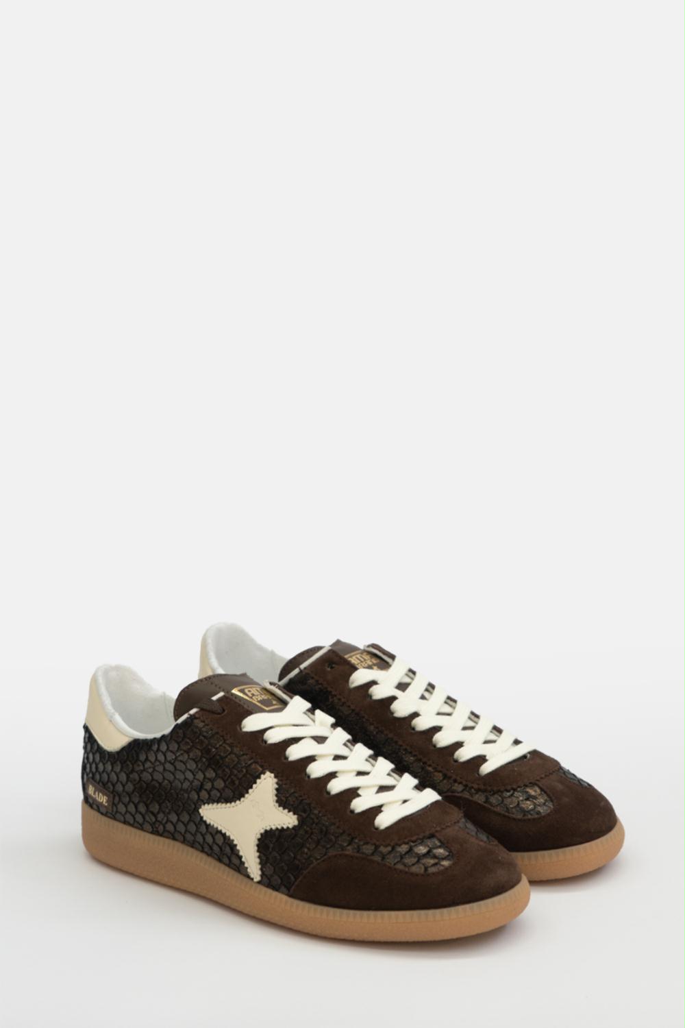 Alternative view of Ama Brand - 4401 Blade Leather Sneaker