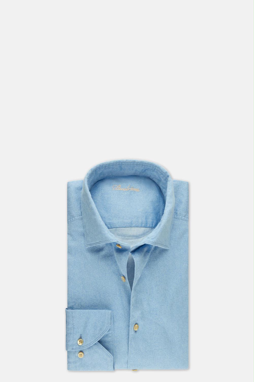 Stenströms - Blue Oxford Slimline Shirt
